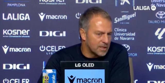 九游官网-弗利克：我承担输球的责任 轮换是迫不得已